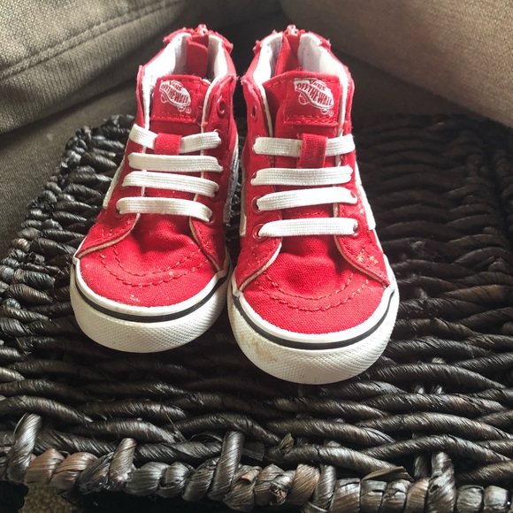 red high top vans toddler